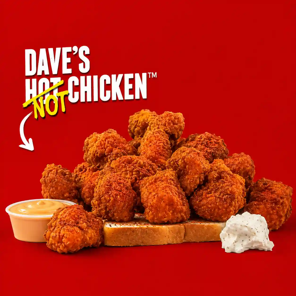 Cauli Bites Hot Box - Dave's Hot Chicken Menu