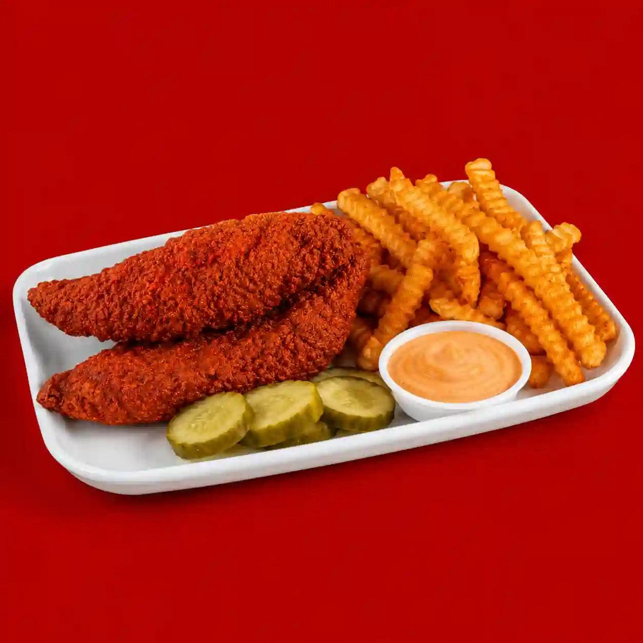 Dave's Hot Chicken Menu - 2 Tenders with Fries