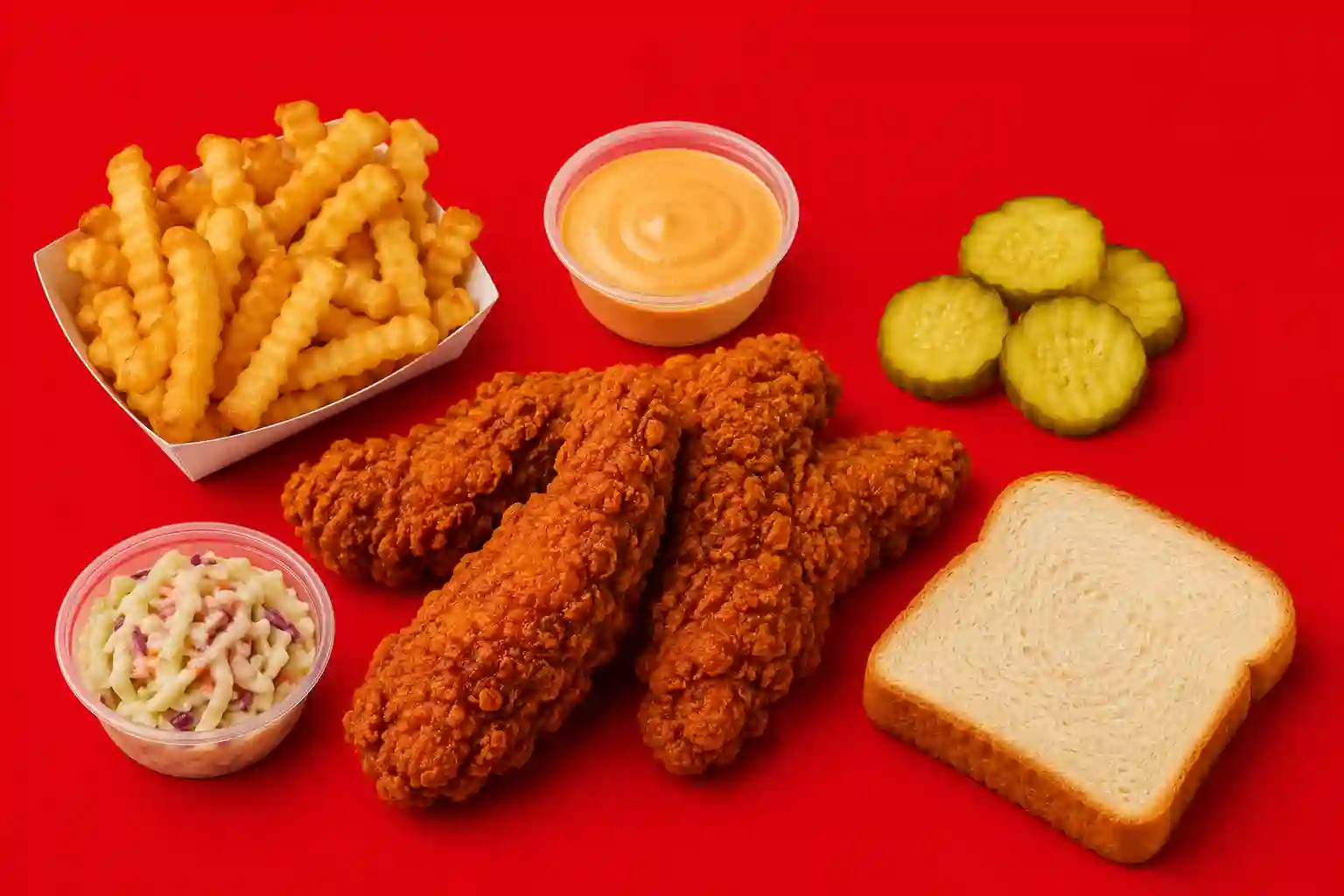 Dave's Hot Chicken Slides and Toppings