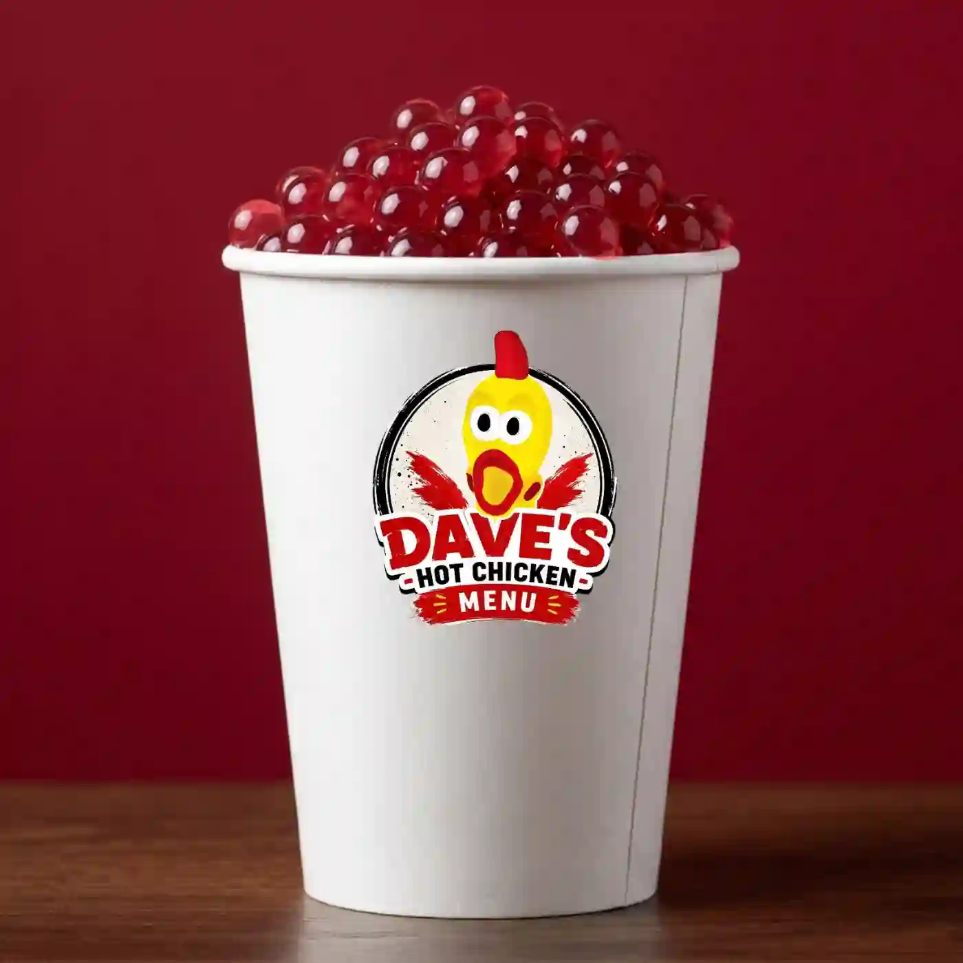Burstin’ Strawberry Top Loaded Shake_Dave;s Menu