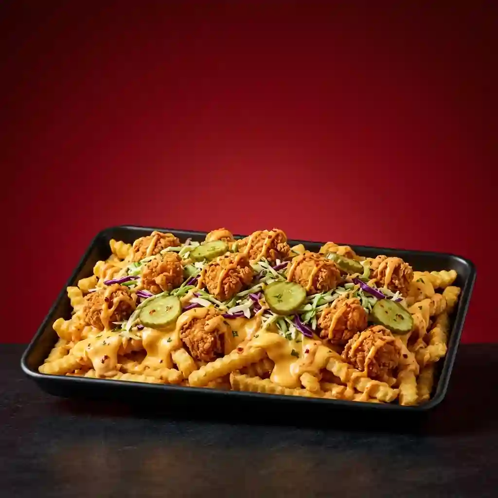 Large Top Loaded Fries - Dave's Hot Chicken Menu