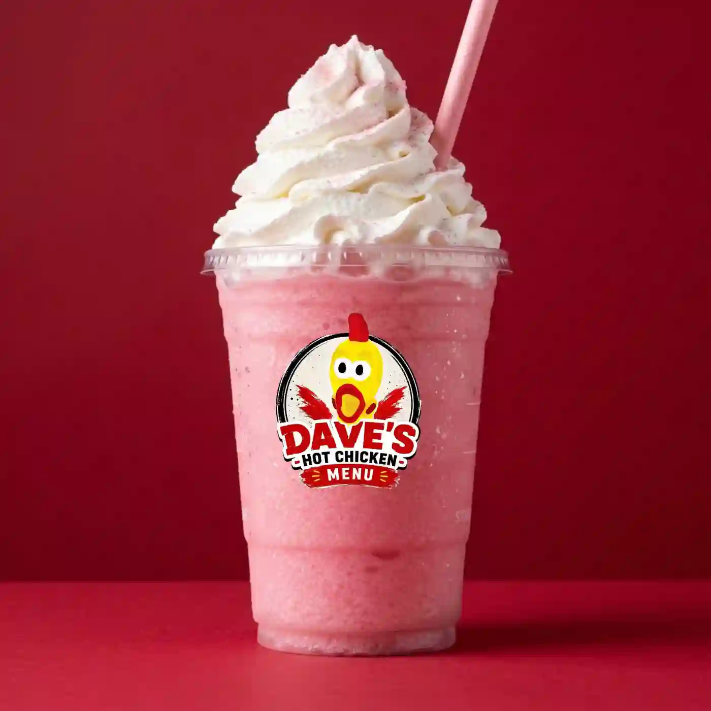 Dave's Hot Chicken_Strawberries and Creme Slusher