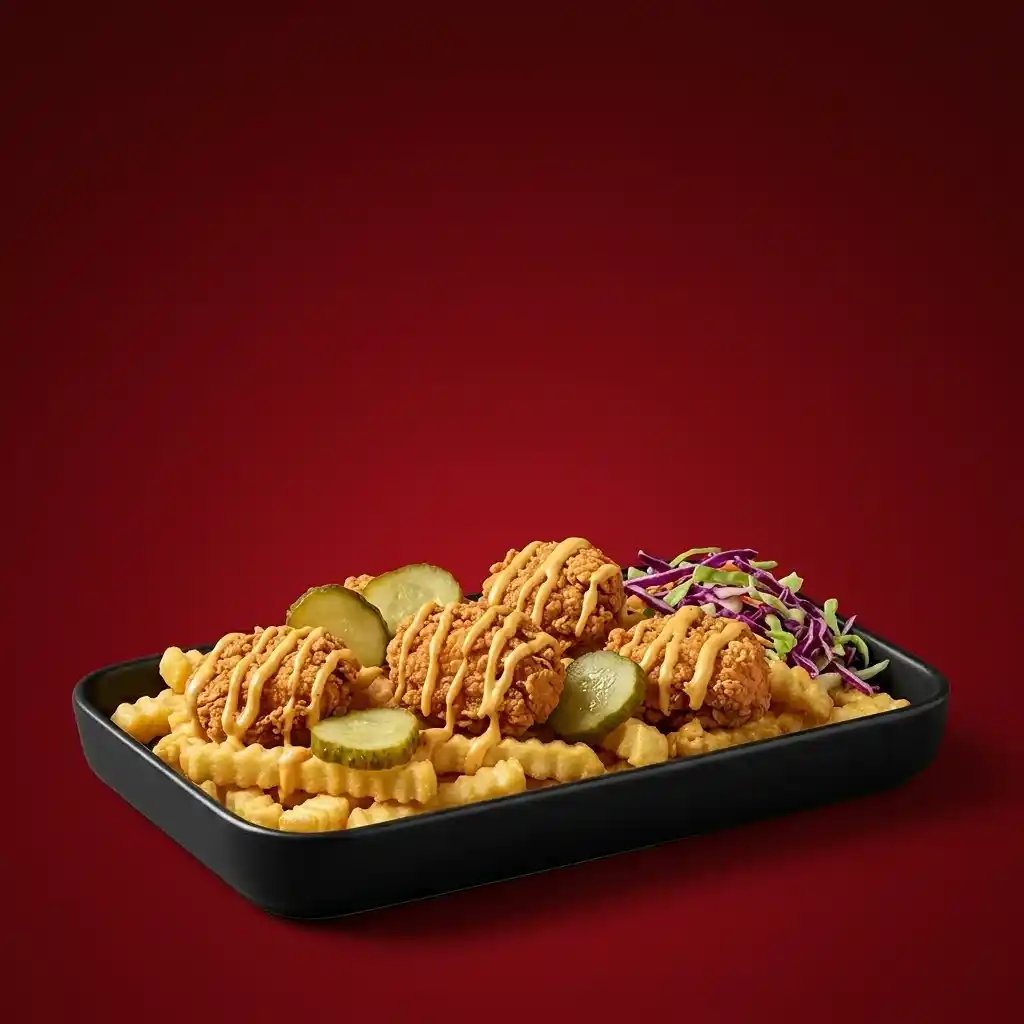 Small Top Loaded Fries - Dave's Hot Chicken Menu