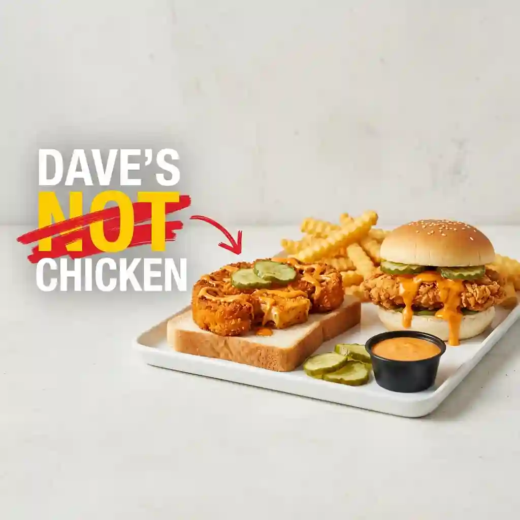 1 Cauli Tender & 1 Cauli Slider with Fries in Dave's Menu