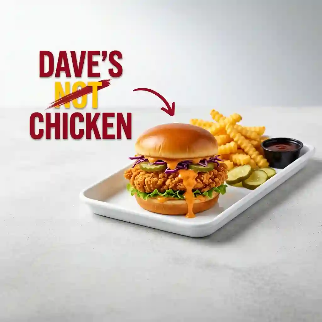 1 Cauli Slider with Fries - Dave's Hot Chicken Menu