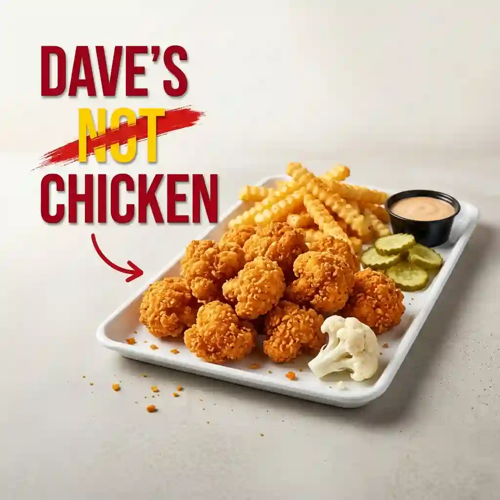 10 pc. Cauli Tender Bites with Fries - Dave's Hot Chicken