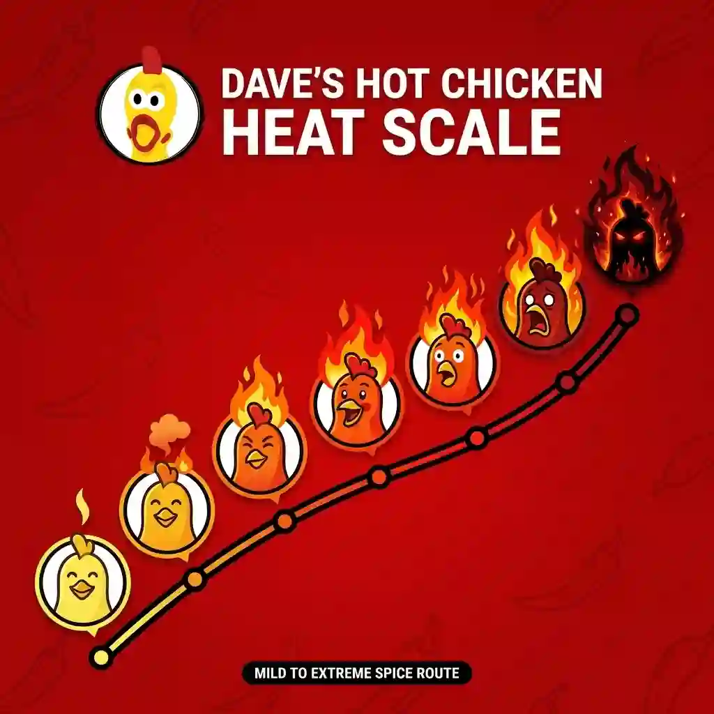 Heat Levels of Dave's Hot Chicken