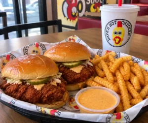 Dave’s Hot Chicken Spokane – 2 Sliders, Fries & Drink
